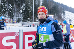 15.01.2022, xkvx, Biathlon IBU World Cup Ruhpolding, Relay Men, v.l. Roman Rees (Germany) schaut / looks on