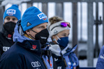 15.01.2022, xkvx, Biathlon IBU World Cup Ruhpolding, Relay Men, v.l. Teammanager Bernd Eisenbichler (Germany) schaut / looks on