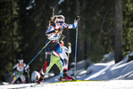 15.01.2022, xsoex, Biathlon IBU Junior Cup Pokljuka, Sprint Women, v.l. Veronika Novotna (Czech Republic) in aktion / in action competes