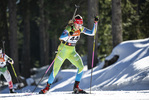 15.01.2022, xsoex, Biathlon IBU Junior Cup Pokljuka, Sprint Women, v.l. Zala Repe (Slovenia) in aktion / in action competes