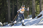 15.01.2022, xsoex, Biathlon IBU Junior Cup Pokljuka, Sprint Women, v.l. Cheresa Bouley (United States) in aktion / in action competes