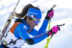 15.01.2022, xsoex, Biathlon IBU Junior Cup Pokljuka, Sprint Women, v.l. Gaia Brunetto (Italy) in aktion / in action competes