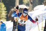 15.01.2022, xsoex, Biathlon IBU Junior Cup Pokljuka, Sprint Women, v.l. Marlene Sophie Perren (Switzerland) in aktion / in action competes