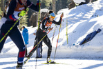 15.01.2022, xsoex, Biathlon IBU Junior Cup Pokljuka, Sprint Women, v.l. Ronja Rietveld (Switzerland) in aktion / in action competes