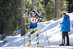15.01.2022, xsoex, Biathlon IBU Junior Cup Pokljuka, Sprint Women, v.l. Yuliia Horodna (Ukraine) in aktion / in action competes