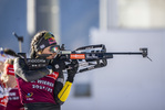 19.01.2022, xkvx, Biathlon IBU World Cup Anterselva, Training Women and Men, v.l. Dorothea Wierer (Italy) in aktion am Schiessstand / at the shooting range