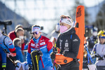19.01.2022, xkvx, Biathlon IBU World Cup Anterselva, Training Women and Men, v.l. Ingrid Landmark Tandrevold (Norway) schaut / looks on