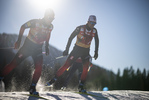 19.01.2022, xkvx, Biathlon IBU World Cup Anterselva, Training Women and Men, v.l. Norway / Norwegian Ski Technician in aktion / in action competes