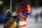 19.01.2022, xkvx, Biathlon IBU World Cup Anterselva, Training Women and Men, v.l. Janina Hettich (Germany) in aktion / in action competes