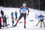 20.01.2022, xkvx, Biathlon IBU World Cup Anterselva, Individual Men, v.l. Jules Burnotte (Canada) in aktion / in action competes
