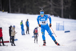 20.01.2022, xkvx, Biathlon IBU World Cup Anterselva, Individual Men, v.l. Tommaso Giacomel (Italy) in aktion / in action competes