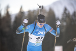 20.01.2022, xkvx, Biathlon IBU World Cup Anterselva, Individual Men, v.l. Eric Perrot (France) in aktion / in action competes