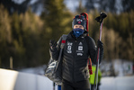 20.01.2022, xkvx, Biathlon IBU World Cup Anterselva, Individual Men, v.l. Sivert Guttorm Bakken (Norway) schaut / looks on
