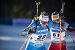 21.01.2022, xkvx, Biathlon IBU World Cup Anterselva, Individual Women, v.l. Justine Braisaz-Bouchet (France) in aktion / in action competes