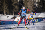 21.01.2022, xkvx, Biathlon IBU World Cup Anterselva, Individual Women, v.l. Karoline Erdal (Norway) in aktion / in action competes