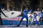 21.01.2022, xkvx, Biathlon IBU World Cup Anterselva, Individual Women, v.l. Chloe Chevalier (France) in aktion / in action competes