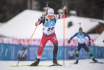 22.01.2022, xkvx, Biathlon IBU World Cup Anterselva, Mass Start Men, v.l. Felix Leitner (Austria) in aktion / in action competes
