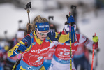 22.01.2022, xkvx, Biathlon IBU World Cup Anterselva, Relay Women, v.l. Mona Brorsson (Sweden) in aktion / in action competes