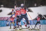 22.01.2022, xkvx, Biathlon IBU World Cup Anterselva, Relay Women, v.l. Susan Dunklee (United States) in aktion / in action competes