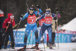 22.01.2022, xkvx, Biathlon IBU World Cup Anterselva, Relay Women, v.l. Amy Baserga (Switzerland) in aktion / in action competes