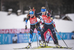 22.01.2022, xkvx, Biathlon IBU World Cup Anterselva, Relay Women, v.l. Anna Weidel (Germany) in aktion / in action competes