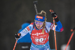 22.01.2022, xkvx, Biathlon IBU World Cup Anterselva, Relay Women, v.l. Paulina Fialkova (Slovakia) in aktion / in action competes