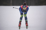 22.01.2022, xkvx, Biathlon IBU World Cup Anterselva, Relay Women, v.l. Iryna Leshchanka (Belarus) in aktion / in action competes