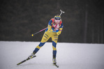 22.01.2022, xkvx, Biathlon IBU World Cup Anterselva, Relay Women, v.l. Ingela Andersson (Sweden) in aktion / in action competes