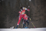 22.01.2022, xkvx, Biathlon IBU World Cup Anterselva, Relay Women, v.l. Anna Juppe (Austria) in aktion / in action competes
