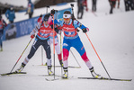 22.01.2022, xkvx, Biathlon IBU World Cup Anterselva, Relay Women, v.l. Uliana Nigmatullina (Russia) in aktion / in action competes