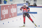 22.01.2022, xkvx, Biathlon IBU World Cup Anterselva, Relay Women, v.l. Ingrid Landmark Tandrevold (Norway) im Ziel / in the finish