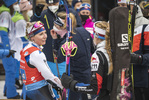 22.01.2022, xkvx, Biathlon IBU World Cup Anterselva, Relay Women, v.l. Lucie Charvatova (Czech Republic) im Ziel / in the finish
