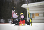 22.01.2022, xkvx, Biathlon IBU World Cup Anterselva, Relay Women, v.l. Ida Lien (Norway) schaut / looks on