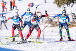 23.01.2022, xkvx, Biathlon IBU World Cup Anterselva, Mass Start Women, v.l. Ingrid Landmark Tandrevold (Norway) in aktion / in action competes