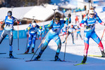 23.01.2022, xkvx, Biathlon IBU World Cup Anterselva, Mass Start Women, v.l. Julia Simon (France) in aktion / in action competes