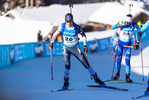 23.01.2022, xkvx, Biathlon IBU World Cup Anterselva, Mass Start Women, v.l. Clare Egan (United States) in aktion / in action competes
