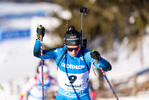 23.01.2022, xkvx, Biathlon IBU World Cup Anterselva, Mass Start Women, v.l. Anais Chevalier-Bouchet (France) in aktion / in action competes