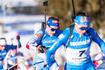23.01.2022, xkvx, Biathlon IBU World Cup Anterselva, Mass Start Women, v.l. Paulina Fialkova (Slovakia) in aktion / in action competes