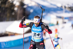 23.01.2022, xkvx, Biathlon IBU World Cup Anterselva, Mass Start Women, v.l. Ida Lien (Norway) in aktion / in action competes