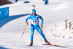 23.01.2022, xkvx, Biathlon IBU World Cup Anterselva, Mass Start Women, v.l. Lisa Vittozzi (Italy) in aktion / in action competes
