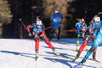 23.01.2022, xkvx, Biathlon IBU World Cup Anterselva, Mass Start Women, v.l. Ingrid Landmark Tandrevold (Norway) in aktion / in action competes