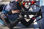 25.01.2022, xkvx, Biathlon Training Anterselva, v.l. Erik Lesser (Germany) in aktion am Schiessstand / at the shooting range