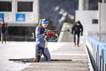 25.01.2022, xkvx, Biathlon Training Anterselva, v.l. Anna Weidel (Germany) in aktion am Schiessstand / at the shooting range