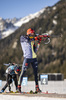 25.01.2022, xkvx, Biathlon Training Anterselva, v.l. Benedikt Doll (Germany) in aktion am Schiessstand / at the shooting range