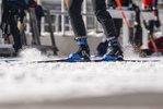 25.01.2022, xkvx, Biathlon Training Anterselva, v.l. Vanessa Voigt (Germany) / Salomon Schuhe / Skies / Ski in aktion am Schiessstand / at the shooting range