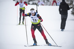 26.01.2022, xsoex, Biathlon IBU Open European Championships Arber, Individual Men, v.l. Erlend Bjoentegaard (Norway)  / 