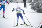 26.01.2022, xsoex, Biathlon IBU Open European Championships Arber, Individual Men, v.l. Otto-Eemil Karvinen (Finland)  / 