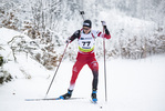 26.01.2022, xsoex, Biathlon IBU Open European Championships Arber, Individual Men, v.l. Nikolaus Leitinger (Austria)  / 