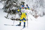 26.01.2022, xsoex, Biathlon IBU Open European Championships Arber, Individual Men, v.l. Oskar Brandt (Sweden)  / 