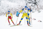 26.01.2022, xsoex, Biathlon IBU Open European Championships Arber, Individual Men, v.l. Emil Nykvist (Sweden), Andrii Orlyk (Ukraine)  / 
